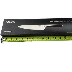 New NWT in Box AICOK Knife Model KF-F8002 8" Blade Chef's Knife Professional